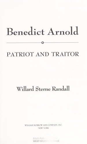 Cover of Benedict Arnold: Patriot and Traitor
